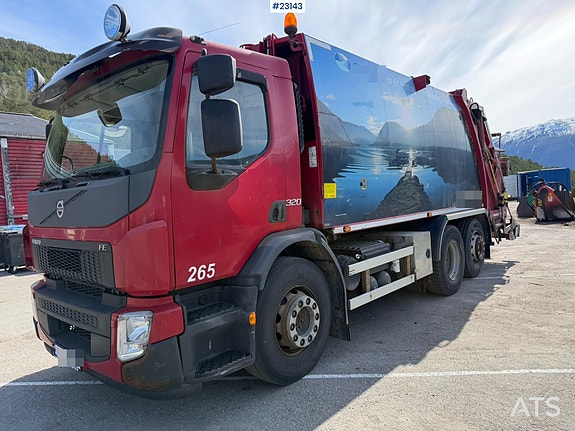 Volvo FE 2 kammers Renovasjonsbil 3 of 30