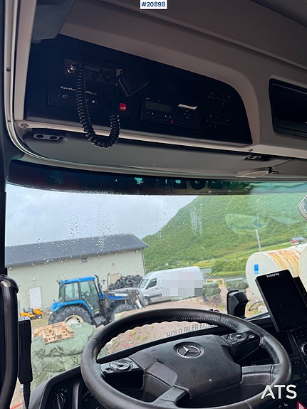 Mercedes-Benz Arocs 2858 6x4 komplett brøyterigget m/underliggende skjær (lekkasje på retarder) 6 of 14