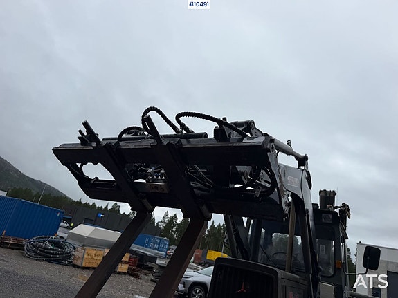 Mercedes MB-trac 1000 4x4 traktor m/ frontlaster og kran 8 of 30