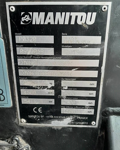 Manitou MT625H - 6 M - 2.5 TONN 10 of 10