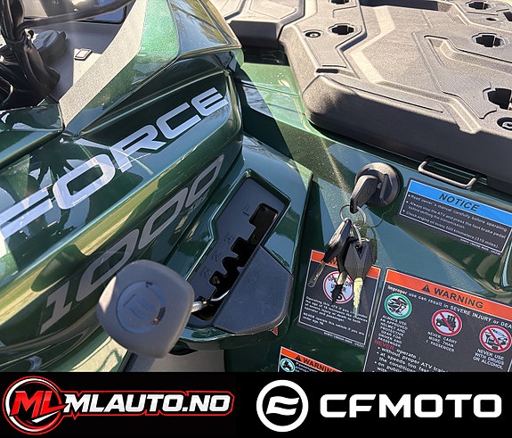 CFMOTO CFORCE 1000 OVERLAND ABS 105KM/T / FULLUTSTYRT TOPPMODELL ! PÅ LAGER NÅ ! 13 of 13
