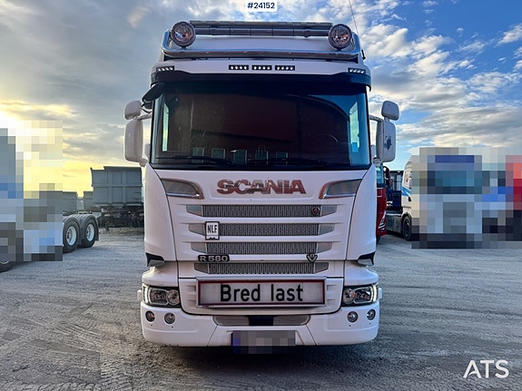 Scania R580 6x2 Krantrekker m/ 30 t/m Effer kran. SE VIDEO 13 of 30