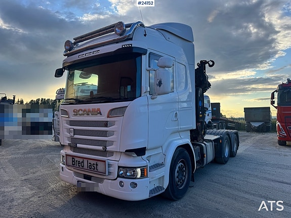 Scania R580 6x2 Krantrekker m/ 30 t/m Effer kran. SE VIDEO 2 of 30