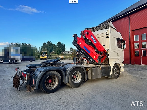 Scania R580 6x2 Krantrekker m/ 30 t/m Effer kran. SE VIDEO 8 of 30