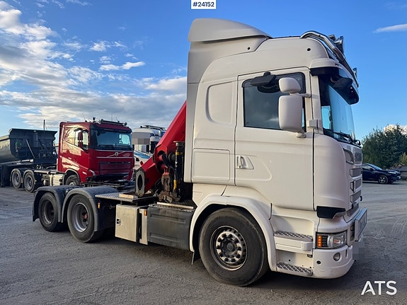 Scania R580 6x2 Krantrekker m/ 30 t/m Effer kran. SE VIDEO 11 of 30