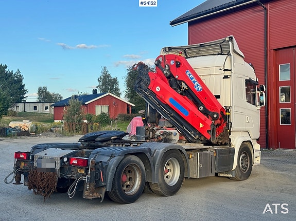 Scania R580 6x2 Krantrekker m/ 30 t/m Effer kran. SE VIDEO 9 of 30