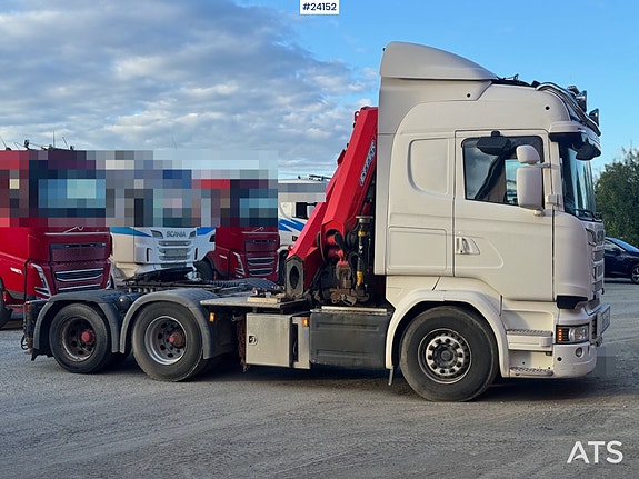 Scania R580 6x2 Krantrekker m/ 30 t/m Effer kran. SE VIDEO 10 of 30