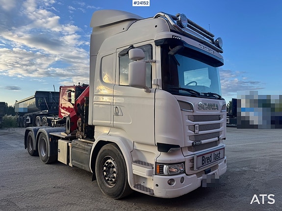 Scania R580 6x2 Krantrekker m/ 30 t/m Effer kran. SE VIDEO 12 of 30