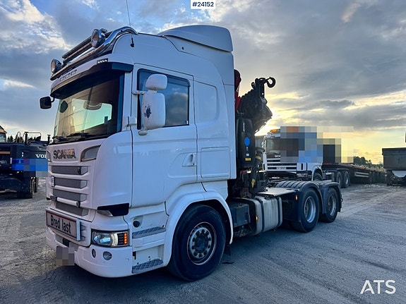 Scania R580 6x2 Krantrekker m/ 30 t/m Effer kran. SE VIDEO 3 of 30