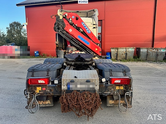 Scania R580 6x2 Krantrekker m/ 30 t/m Effer kran. SE VIDEO 6 of 30