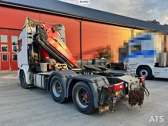Scania R580 6x2 Krantrekker m/ 30 t/m Effer kran. SE VIDEO 5 of 30