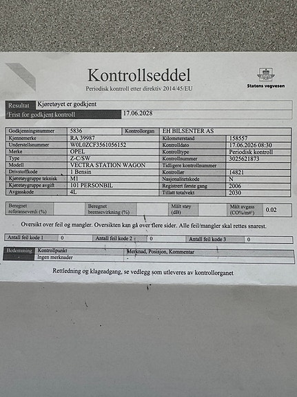 Opel Vectra 7 of 7