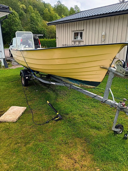 Båt 17 fot 40 hk Tohatsu og båthenger 4 of 14