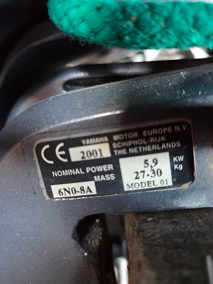 Yamaha 8 Hk med lang stamme 3 of 4