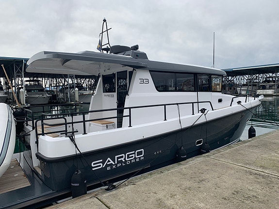 NY - SARGO 33 EXPLORER - BAKDØR - SIDEPORT - TAXIBÅT 6 of 29