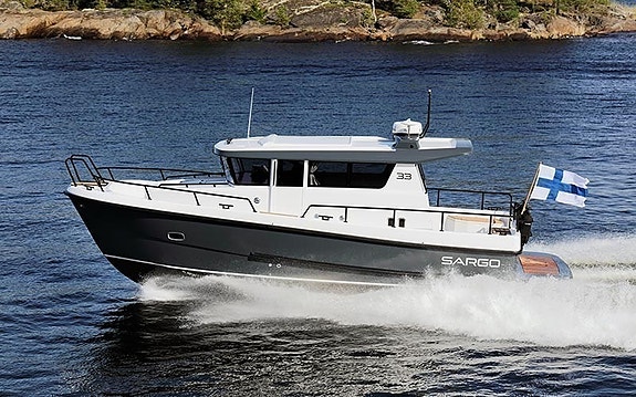 NY - SARGO 33 EXPLORER - BAKDØR - SIDEPORT - TAXIBÅT 8 of 29
