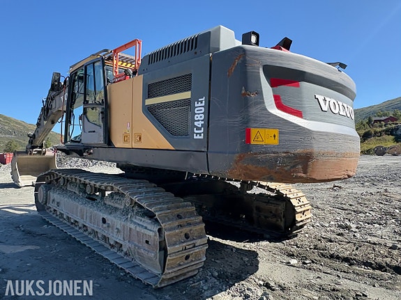 Volvo EC480EL Beltegraver, KM3 HK-feste, 3000 l graveskuffe, sentralsmøring, 11 792 t 4 of 30