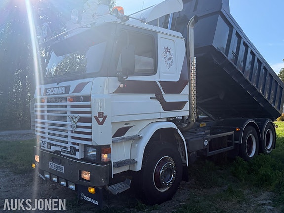 Scania R142M V8 tippbil – 388 hk – bevaringsverdig - omtrekt innvendig! 14 of 30