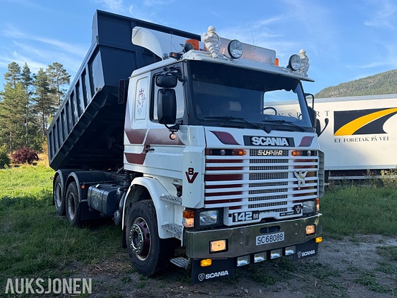 Scania R142M V8 tippbil – 388 hk – bevaringsverdig - omtrekt innvendig! 11 of 30
