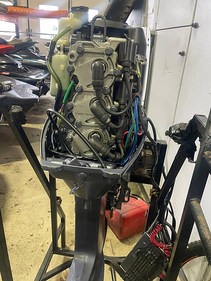 1994-1997 Yamaha 2-takt 3-syl 30Hk - kort stamme 2 of 11