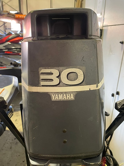 1994-1997 Yamaha 2-takt 3-syl 30Hk - kort stamme 9 of 11