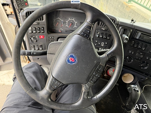 Scania R580 tankbil Rep.Objekt m/ 3 roms tank på 14000 liter 25 of 29