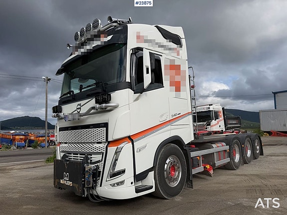 Volvo FH540 8x4 brøyterigget krokbil m/ underliggende skjær og 24T krok. SE VIDEO 2 of 30