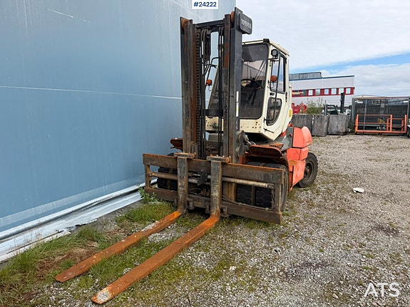 Toyota 5FD70 gaffeltruck med hev og senk på hytta 4 of 30
