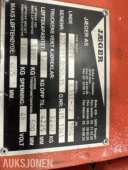 Linde E15Z-02 truck 10 of 11