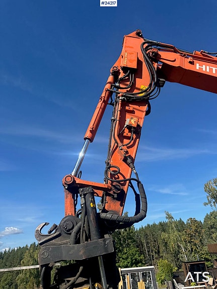 Hitachi ZX85US-5A Beltegraver m/ tilt, pusseskuffe og klype 14 of 30