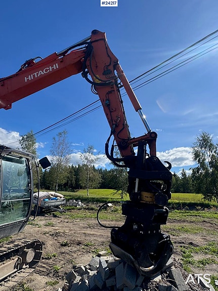 Hitachi ZX85US-5A Beltegraver m/ tilt, pusseskuffe og klype 16 of 30