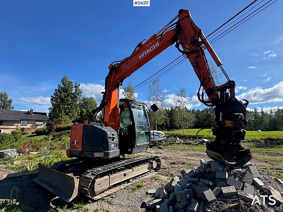 Hitachi ZX85US-5A Beltegraver m/ tilt, pusseskuffe og klype 11 of 30