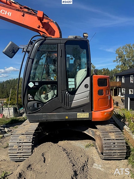 Hitachi ZX85US-5A Beltegraver m/ tilt, pusseskuffe og klype 6 of 30