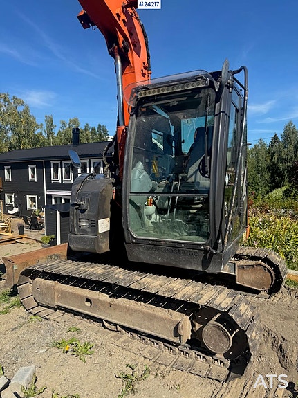Hitachi ZX85US-5A Beltegraver m/ tilt, pusseskuffe og klype 4 of 30