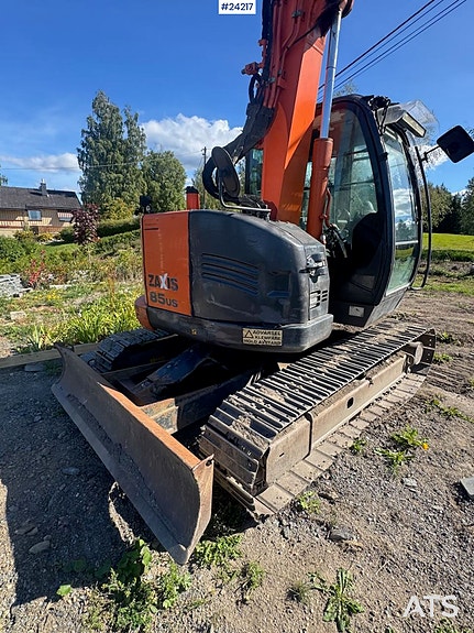 Hitachi ZX85US-5A Beltegraver m/ tilt, pusseskuffe og klype 12 of 30
