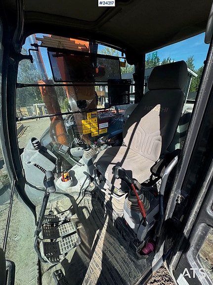 Hitachi ZX85US-5A Beltegraver m/ tilt, pusseskuffe og klype 17 of 30