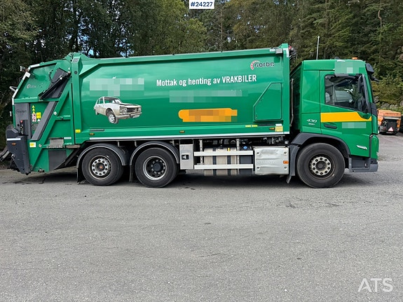 Volvo FM430 renovasjonsbil m/ 1 kammer 5 of 30