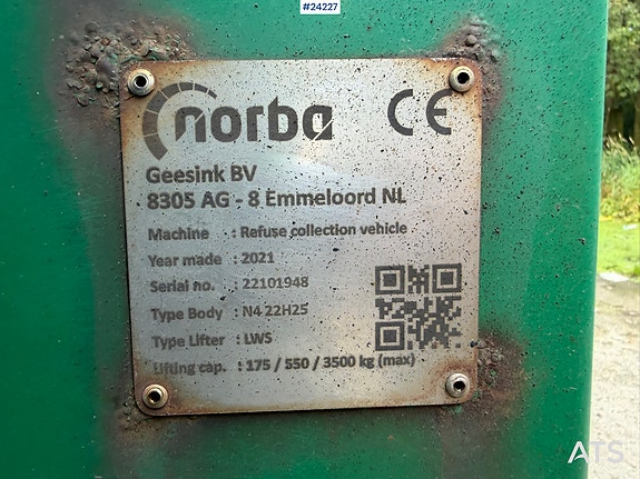 Volvo FM430 renovasjonsbil m/ 1 kammer 21 of 30