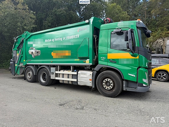 Volvo FM430 renovasjonsbil m/ 1 kammer 4 of 30