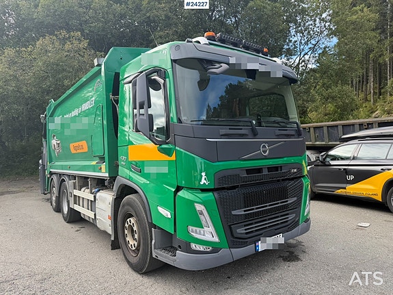 Volvo FM430 renovasjonsbil m/ 1 kammer 3 of 30