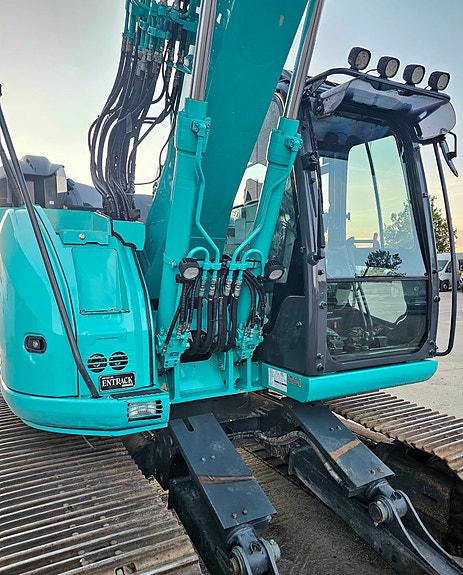 Kobelco SK140SRLC-5, 2018 mod, 6451 timer, 3-delt bom, Rototilt, Klype, 2 skuffer, full servicehistorikk 8 of 30