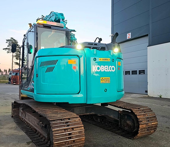 Kobelco SK140SRLC-5, 2018 mod, 6451 timer, 3-delt bom, Rototilt, Klype, 2 skuffer, full servicehistorikk 13 of 30