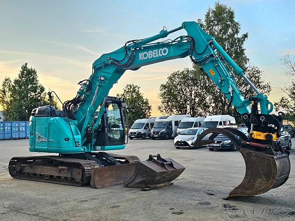 Kobelco SK140SRLC-5, 2018 mod, 6451 timer, 3-delt bom, Rototilt, Klype, 2 skuffer, full servicehistorikk 7 of 30