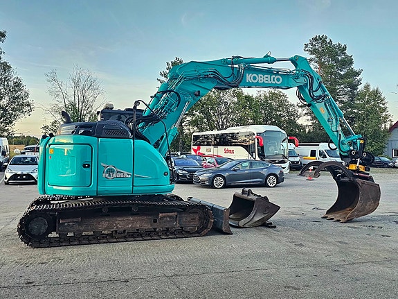 Kobelco SK140SRLC-5, 2018 mod, 6451 timer, 3-delt bom, Rototilt, Klype, 2 skuffer, full servicehistorikk 6 of 30