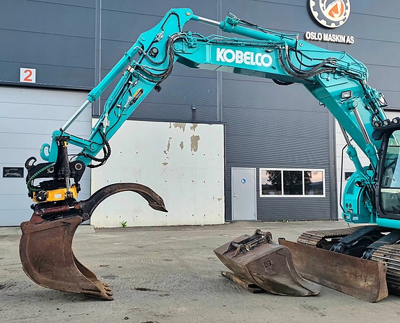 Kobelco SK140SRLC-5, 2018 mod, 6451 timer, 3-delt bom, Rototilt, Klype, 2 skuffer, full servicehistorikk 14 of 30