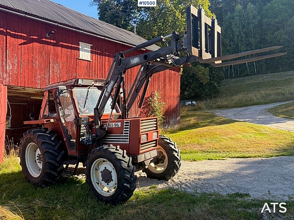 Fiat 65.90 DT med Trima frontlaster og flere redskaper. SE VIDEO! 7 of 30