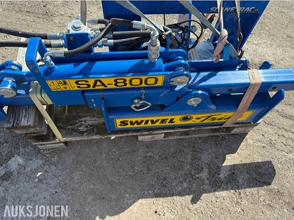 Andre Slanetrac SA-800 Swivel Trim Kant/hekkeklipper - HC-180L fingerbjelke 1,8 m - hydraulisk sving og vi 4 of 5