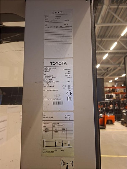 Toyota OME100H 4 of 4