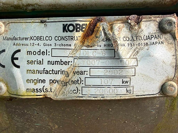 Kobelco SK 210 LC-6 - 1.000 mm belt 27 of 30