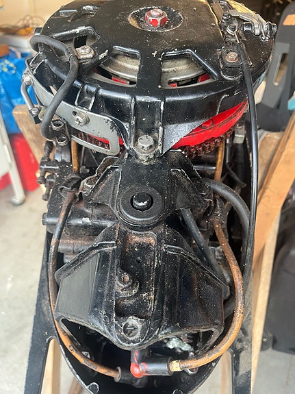 Mercury 400 40 hk – kortstamme – veteranmotor / prosjekt 10 of 19